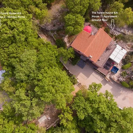 Apartment The Forest House Krk 1 Kras