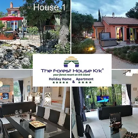 Apartmán The Forest House Krk 1 Kras